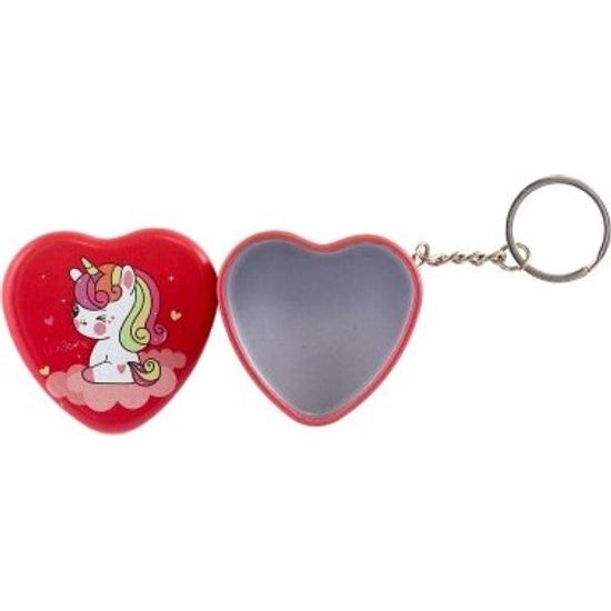 Přívěsek/Krabička srdce, jednorožec - mix barev