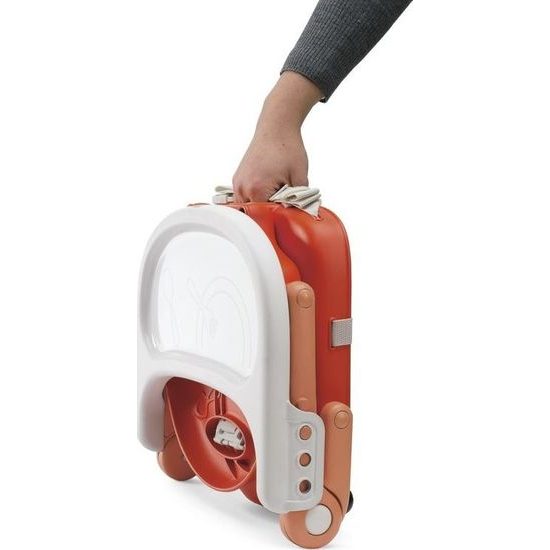 Chicco Podsedák přenosný Pocket Snack na židli Poppy red