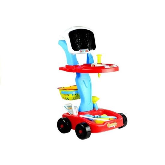 Majlo Toys dětský lékařský vozík Rentgen se světlem a příslušenstvím