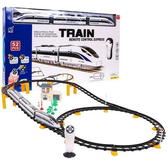 Vláčkodráha s dálkovým ovládáním 52 dílků Express Train