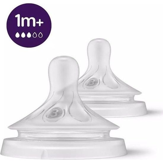 Philips Avent náhradní savičky 3.0 Natural 3-rychlosti průtoku