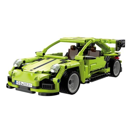 CaDA dětská stavebnice sportovní auto Legend 387 dílků zelené