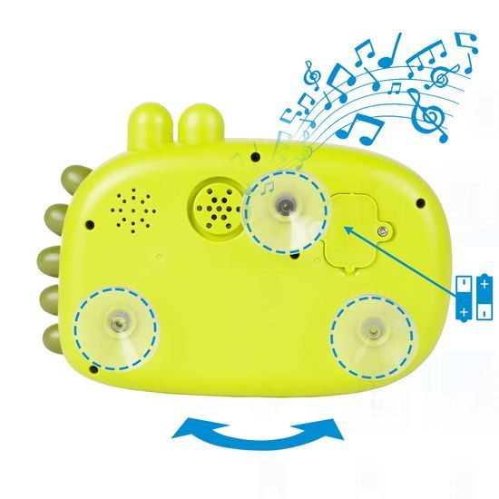 Bublinkovač do vany s melodiemi Bubble Dino