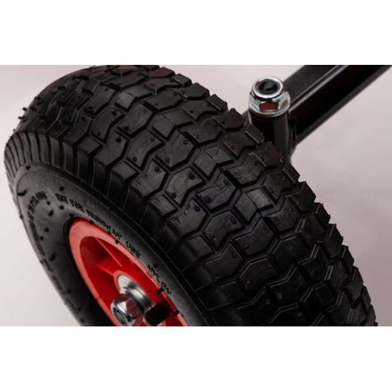 Dětská šlapací motokára s nafukovacími koly Formule 208 - červená