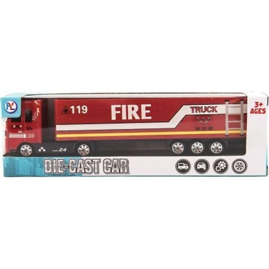 Kamion s návěsem - mix 4 barvy