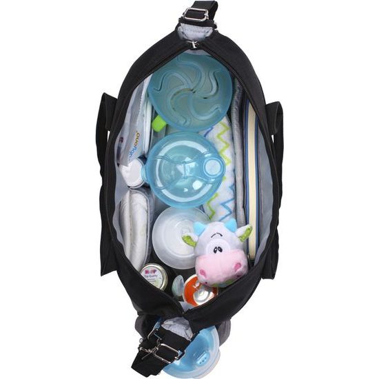 BabyOno taška BASIC SO CITY černá