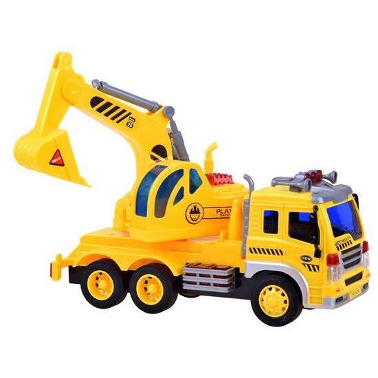 Bagr se světly a zvukem pro děti City Builder 1:16