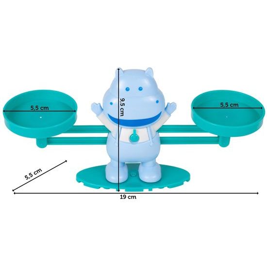 Náučná váha pre deti Balance Hipcio