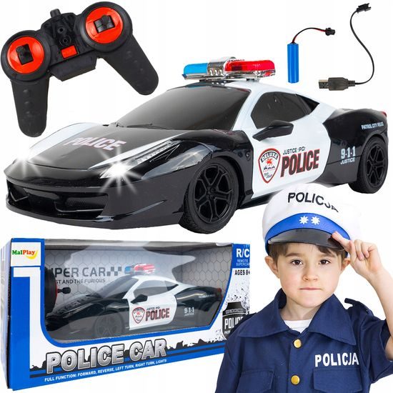 Policejní auto na dálkové ovládání Patrol Wagon 1:16