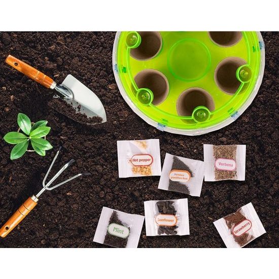 Sestava malý zahradník se skleníkem a osvětlením Sun Room