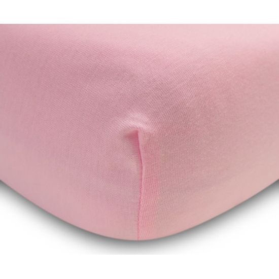 Prostěradlo do postýlky Deluxe 160x80 růžová