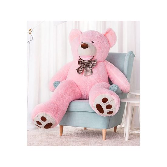 Plyšový medvěd Maty 160 cm růžový