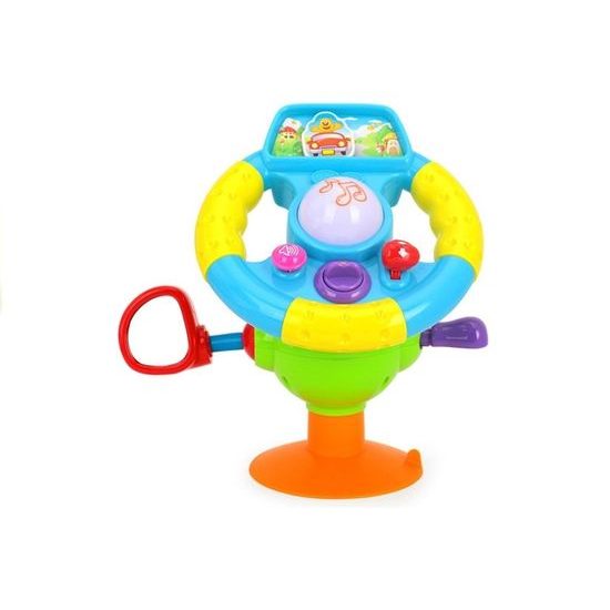 Huile Toys interaktivní volant pro nejmenší se světlem a zvukem