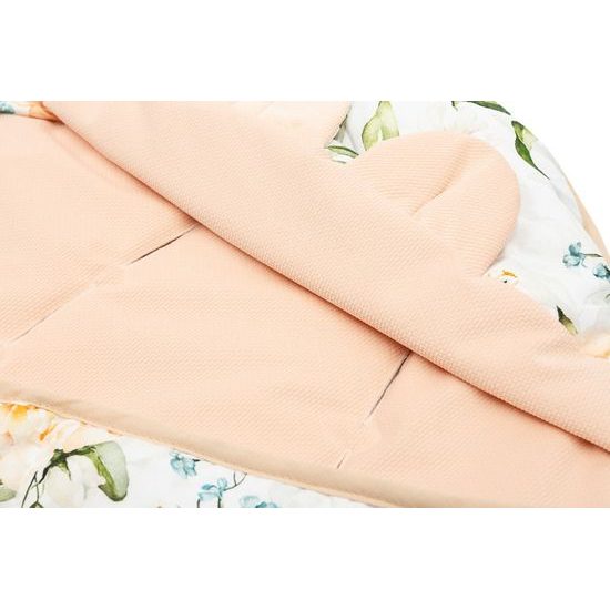 Dětská zavinovačka do autosedačky XL Sensillo Velvet - pivoňky