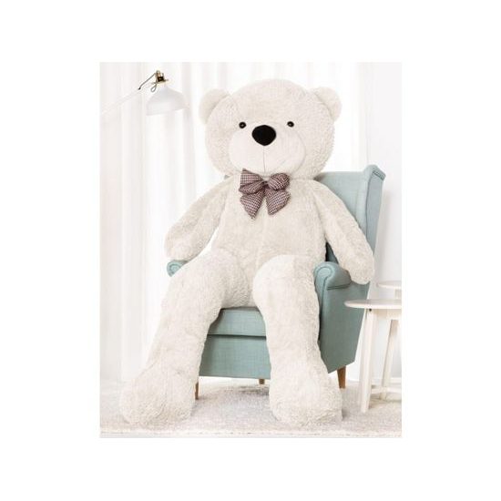 Plyšový medvěd Kvído 190 cm XXL bílý