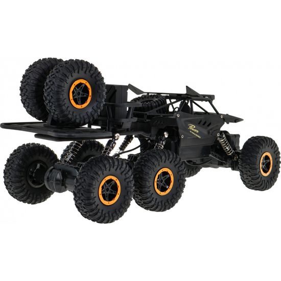 Auto na dálkové ovládání šestikolové Monster Truck oranžové 1:18