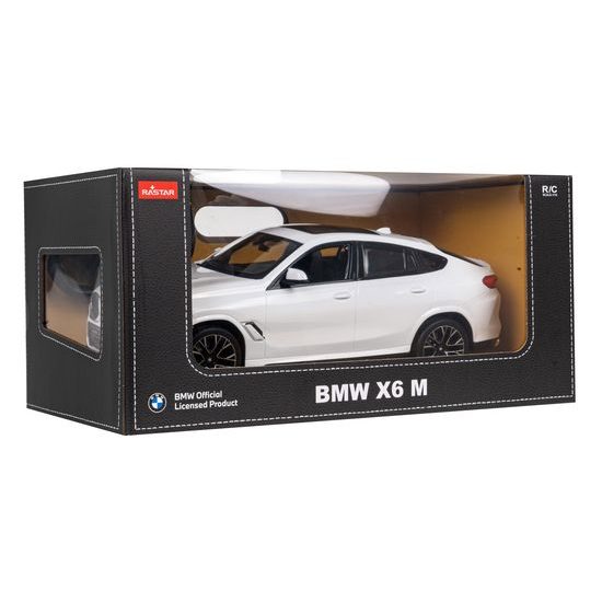 Rastar auto na dálkové ovládání BMW X6 M 1:14 bílé