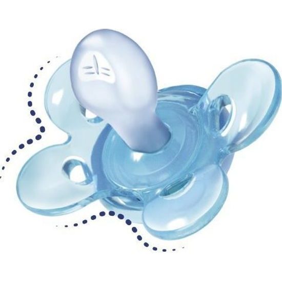 CHICCO Dudlík celosilikonový Physio Comfort 0-6m 1ks chlapec