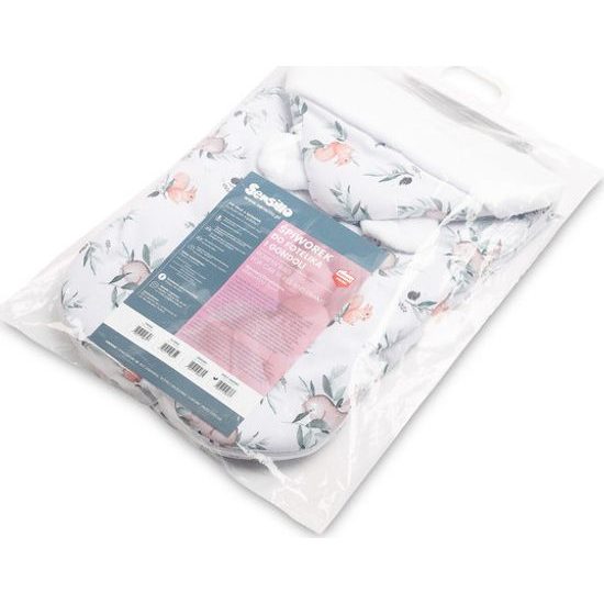 Zimní fusak do kočárku/ do autosedačky - srnky/bílá