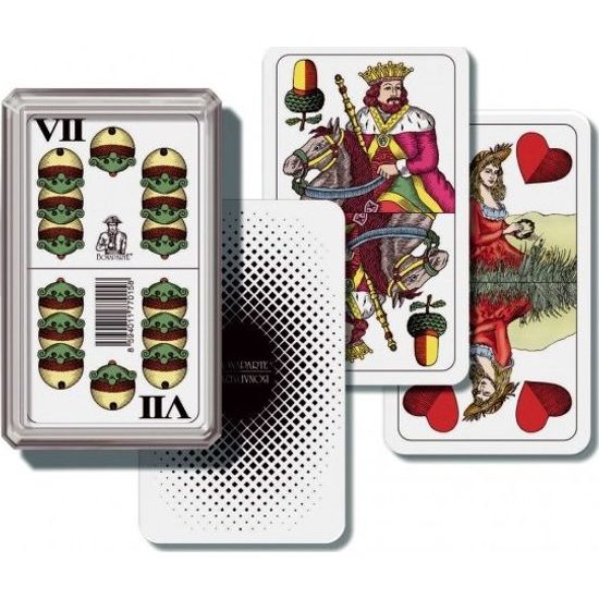 Mariáš dvouhlavý - společenská hra karty