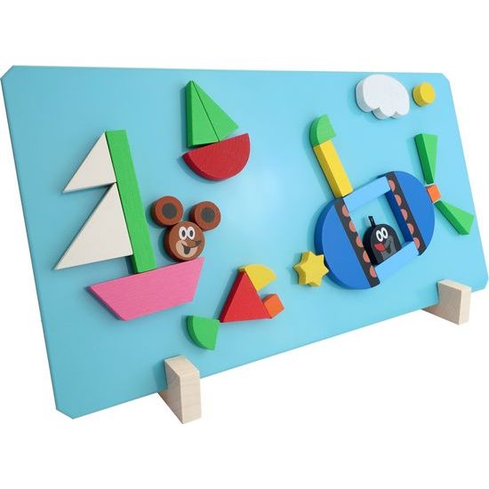 Magnetické dílky Krtek na cestách 31ks