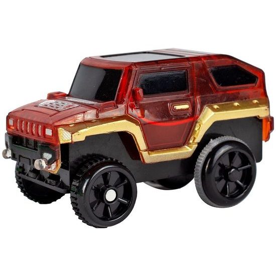 Svítící autodráha s autíčkem na baterie 135 dílků Luminous Rail