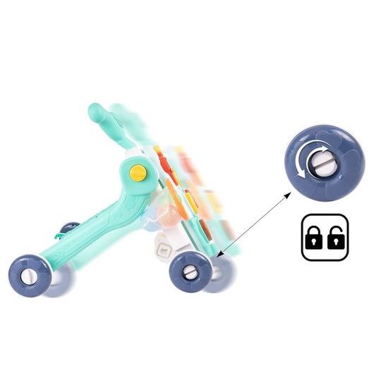 Haunger chodítko 2v1 s hracím stolečkem a košíkovou Active Table - zelené