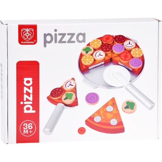 Sada DŘEVĚNÉ PIZZY na krájení SE SUCHÝM ZIPEM a příslušenstvím 27 ks