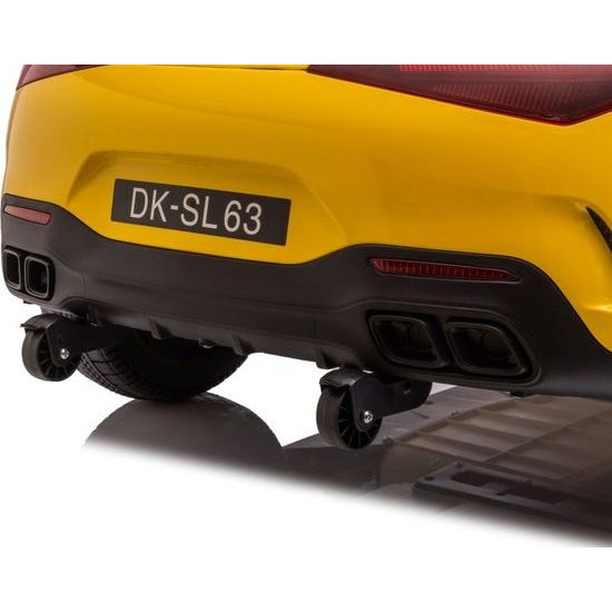 Elektrické autíčko Mercedes AMG SL63 žluté
