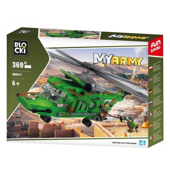 Blocki MyArmy bojový vrtulník 369 dílků