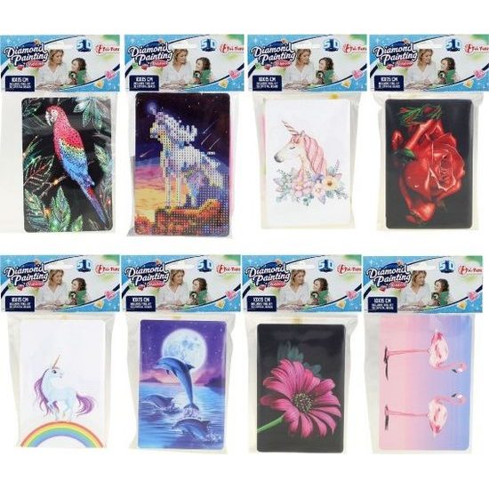 Diamantové malování s doplňky - mix druhů