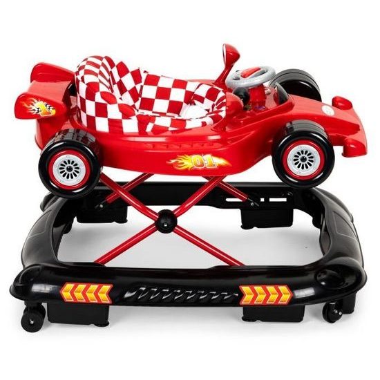 Ecotoys dětské vzdělávací chodítko Formule - červené