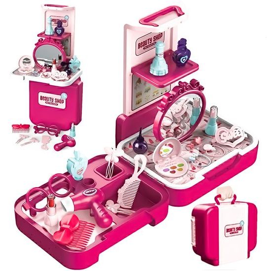 Dětský salón krásy v kufříčku Beauty Shop