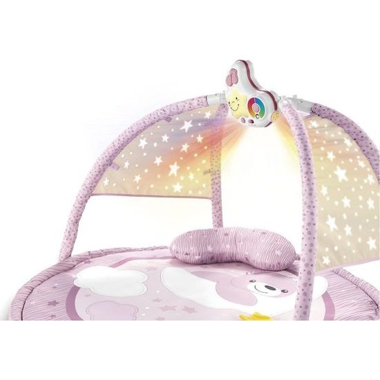 Chicco Hrací deka s hrazdičkou růžová