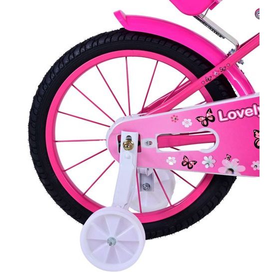 Dětské kolo Volare Lovely růžovo-bílé 16"