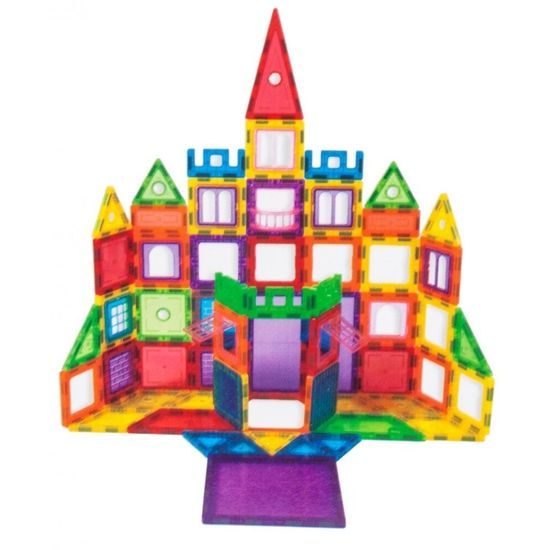 Magnetická stavebnice Magnetic Tiles 106 dílů