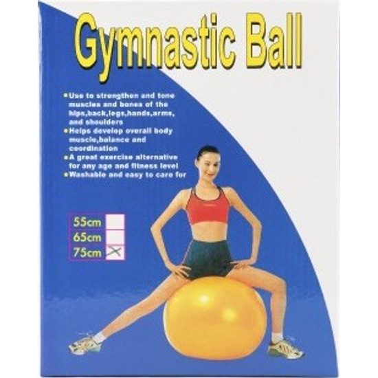 Gymnastický míč - rehabilitační relaxační - modrý