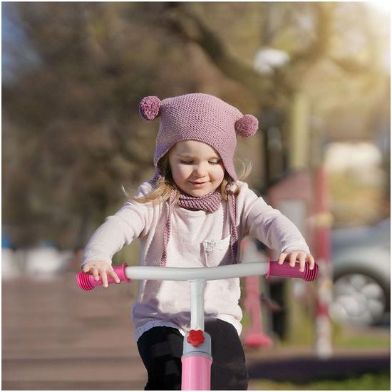 SMONTOVÁNO Dětské odrážedlo Trevis 12" růžové