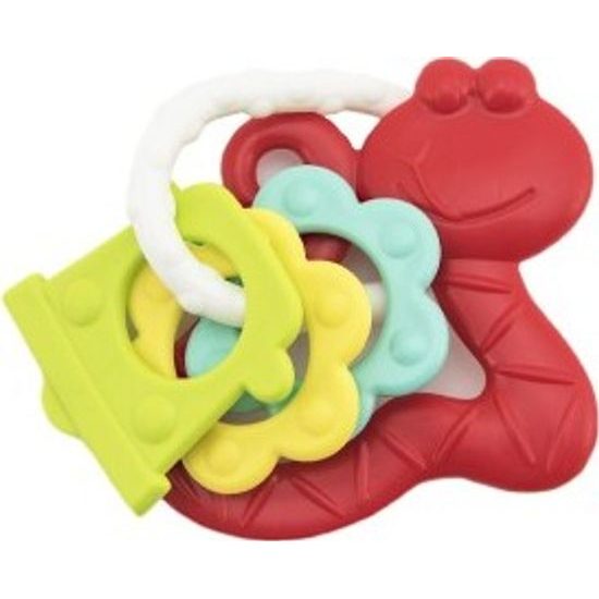 Gumové kousátko + přívěsky - mix 4 druhy