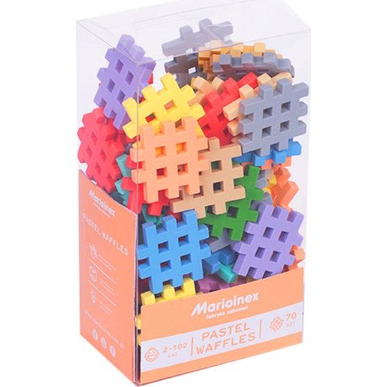 Stavebnice WAFLE MINI PASTEL 70 dílků