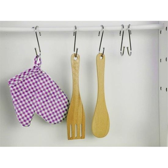 Dětská dřevěná kuchyňka růžovo-bílá