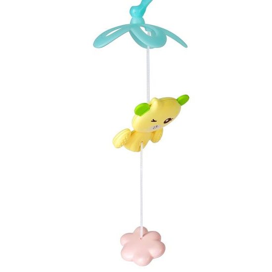 ROZBALENO Kolotoč nad postýlku s projektorem a dálkovým ovládáním Night Bell modrý