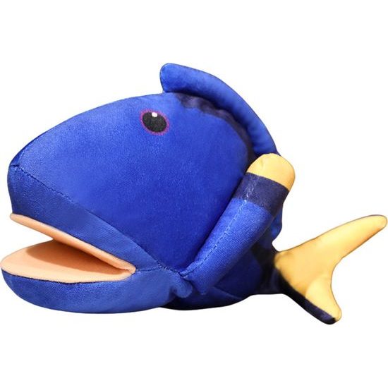 Plyšová ryba 25 cm, modrá