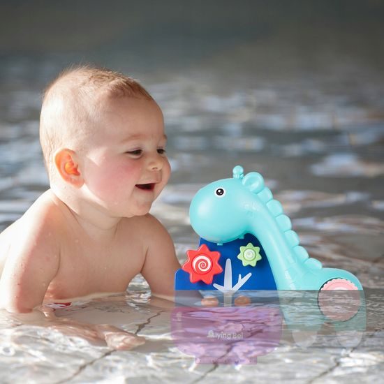 Fontánka do vany Žirafa modrá