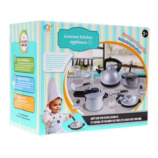 Sada dětského kuchyňského nádobí 11 součástí Gourmet Kitchen