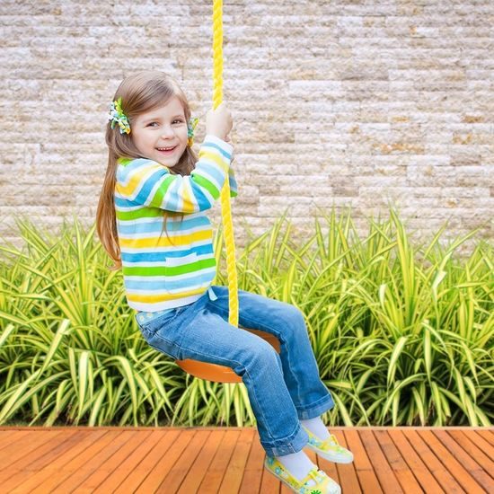 Dětská kulatá houpačka King Sport - oranžová