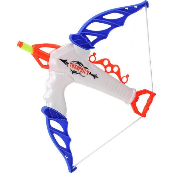 Luk s terčem pro měkké šípy s přísavkou, 6 kusů