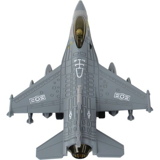 Model stíhačky modrý nebo šedý