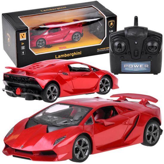 Autíčko na dálkové ovládání Lamborghini Sesto Elemento 1:24 červené