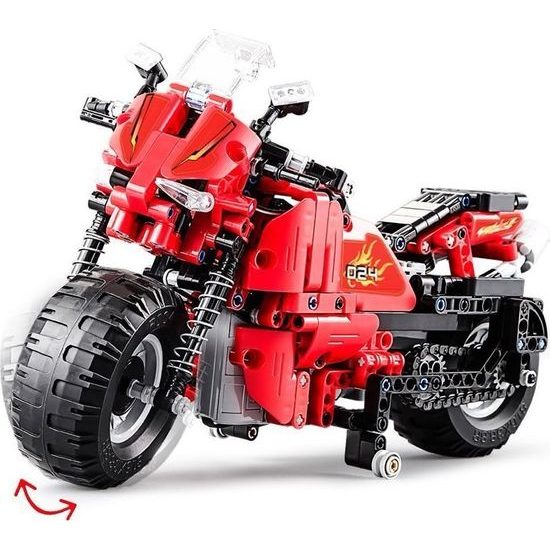 CADA Stavební bloky Remote Controlled Motorcycle 2.4G 484 kusů